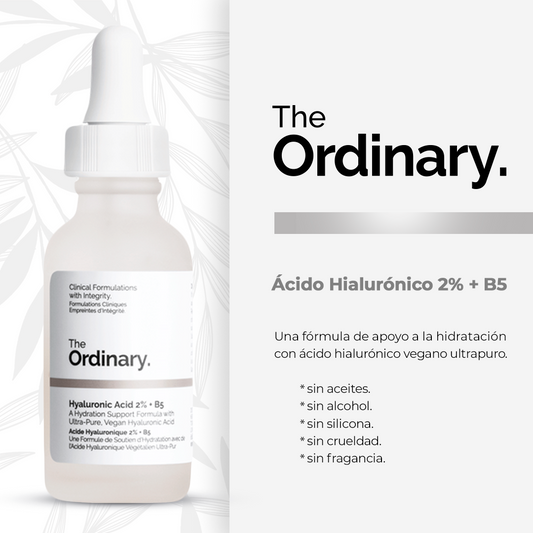 ORDINARY ÁCIDO HIALURÓNICO 2% + B5