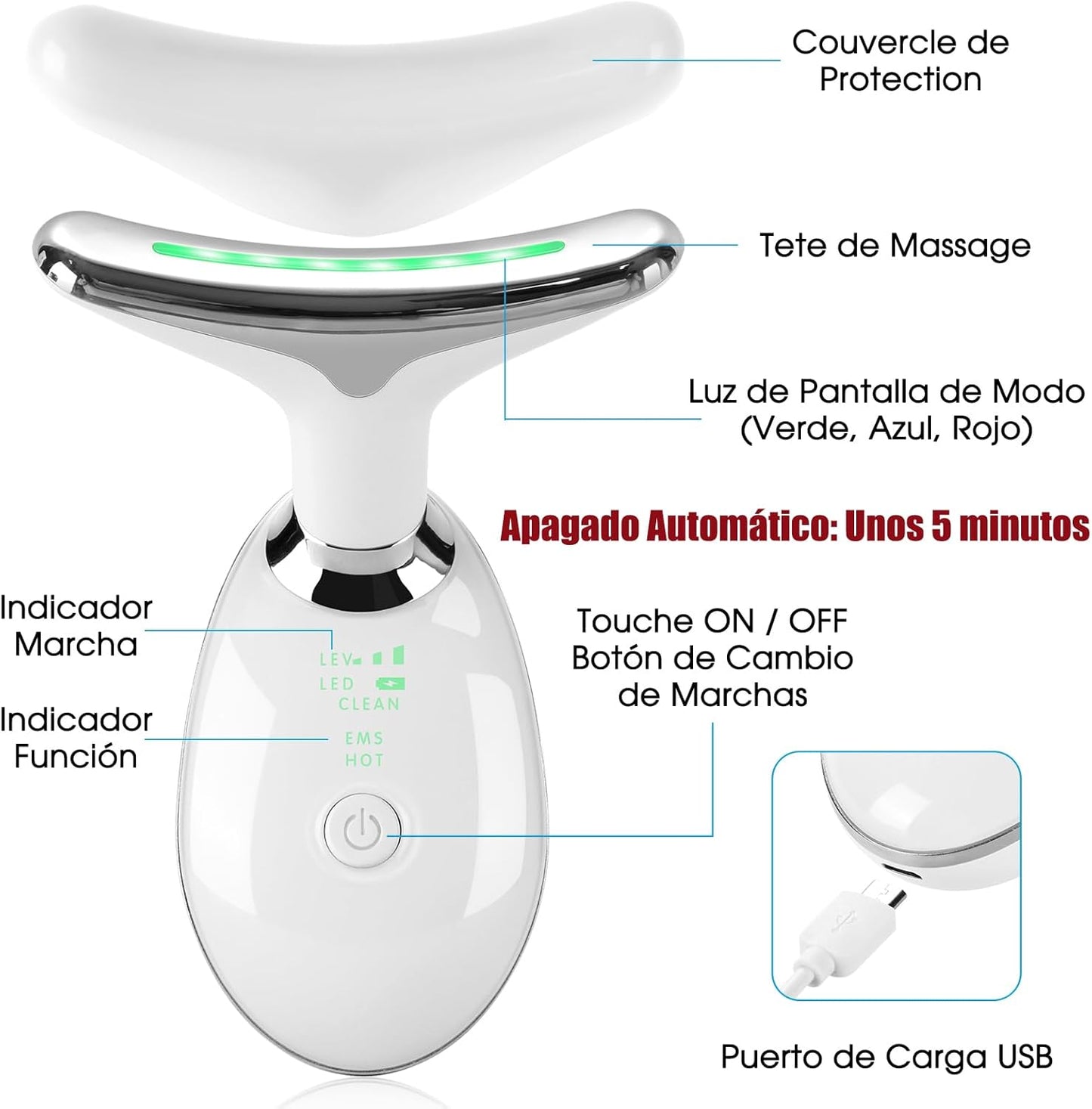 Masajeador Reductor de Arrugas